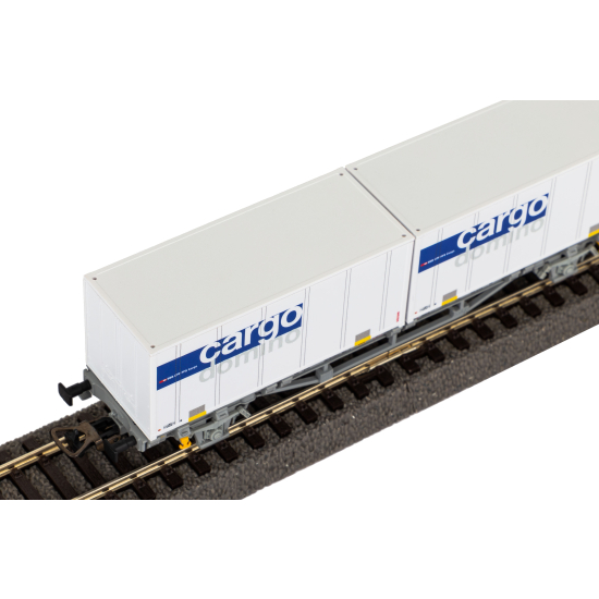 Wagon towarowy kontenerowy 2x20  Cargo Domino z 2x20 Piko 58732 HO